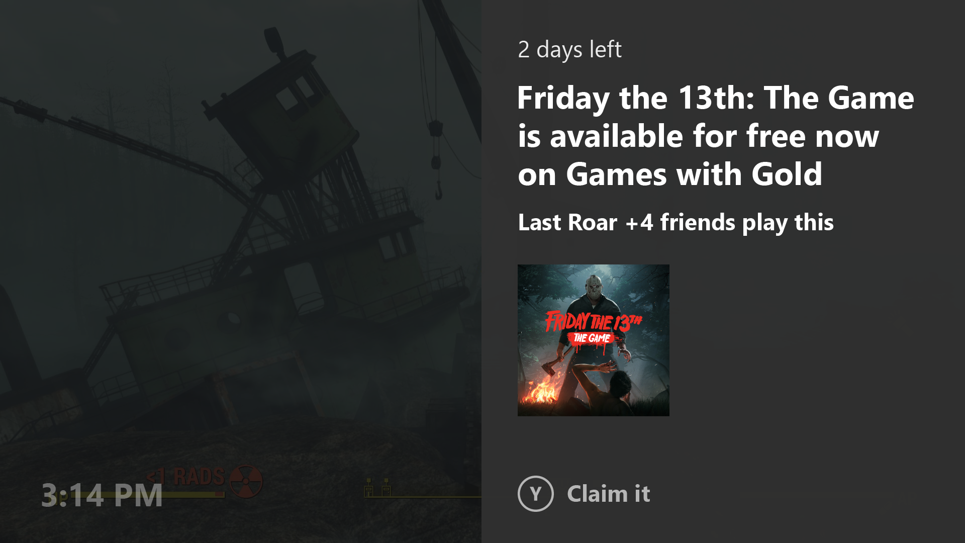 Xbox One Notifications in Idle Mode